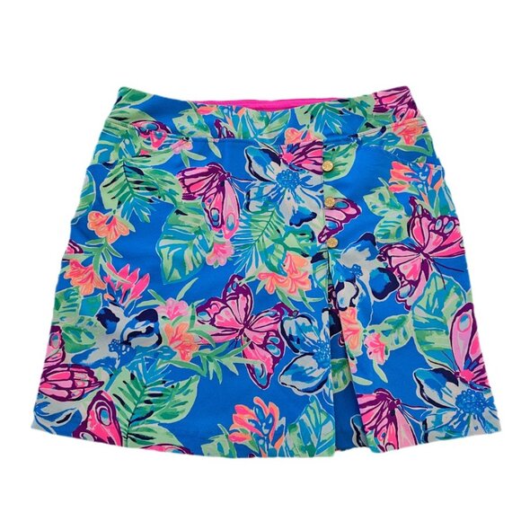 Lilly Pulitzer Daphne Skort Pundy Blue Isle Be Back 10 - Picture 2 of 9